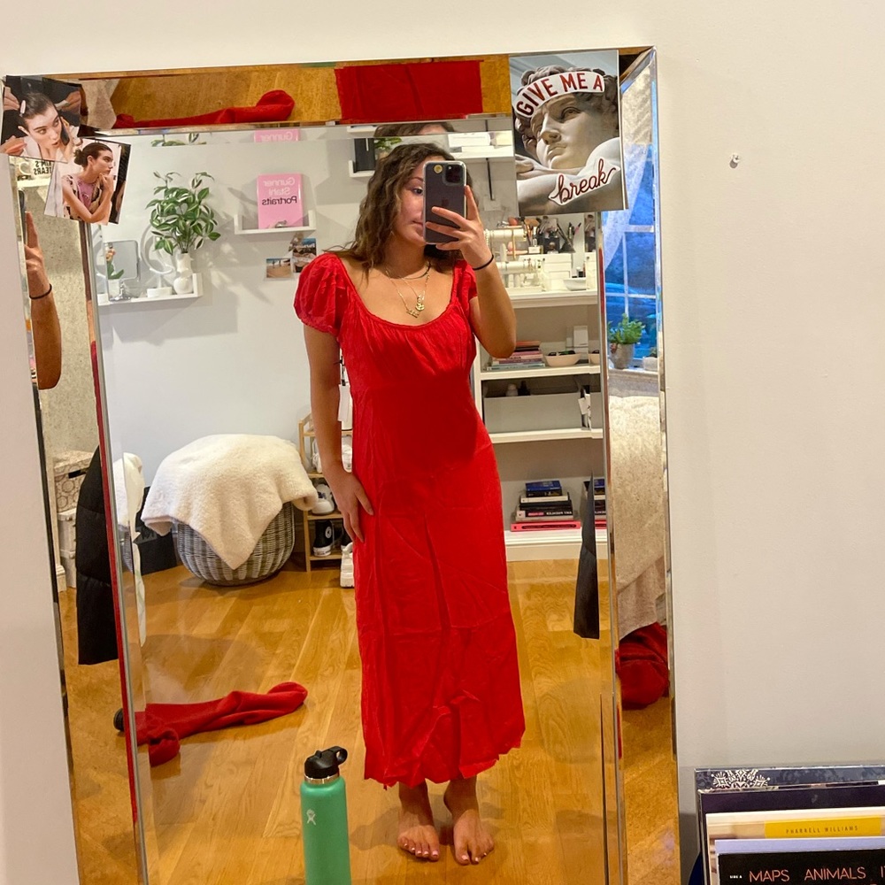 Red Maxi Dress